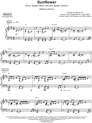 Sunflower [melody version]