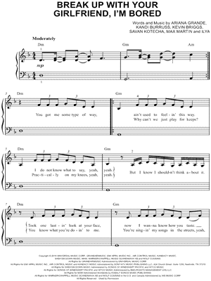 break up with your girlfriend, i'm bored