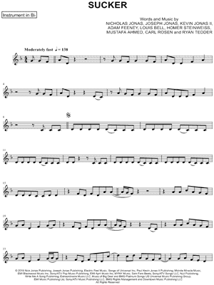Sucker - Bb Instrument