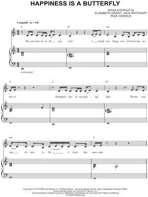 Happiness is a butterfly