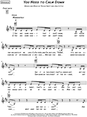 You Need to Calm Down