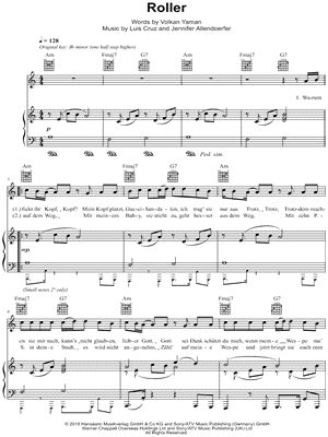 Roller by Apache 207 - Sheet Music