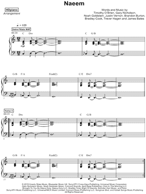 Naeem by HDpiano - Sheet Music