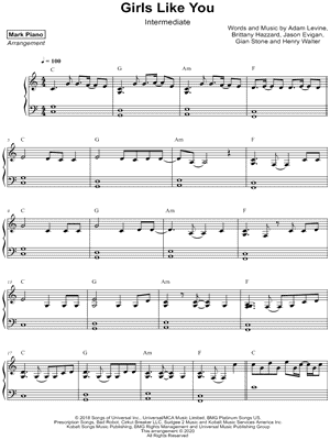 Girls Like You [intermediate]