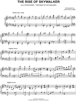 The Rise of Skywalker from Star Wars Episode IX: The Rise of Skywalker - Sheet Music