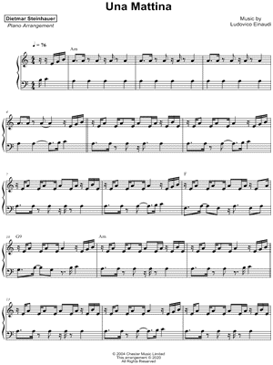 Una Mattina by Dietmar Steinhauer - Sheet Music