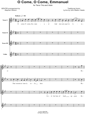 O Come, O Come, Emmanuel