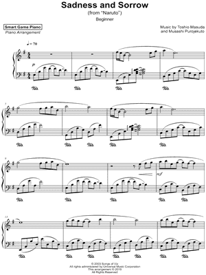 Sadness and Sorrow [beginner] by Materia Editions - Sheet Music