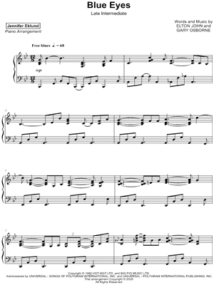 Blue Eyes [late intermediate]