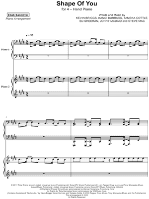 Shape of You by Eliab Sandoval - Sheet Music