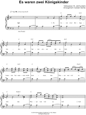 Es waren zwei Königskinder