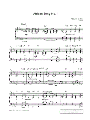 African Song No. 1