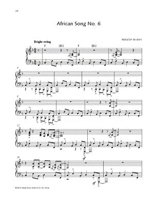 African Song No. 6