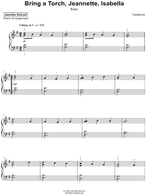 Bring a Torch, Jeannette, Isabella