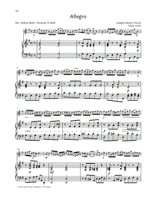 Allegro - Violin & Piano by Joseph-Hector Fiocco - Sheet Music