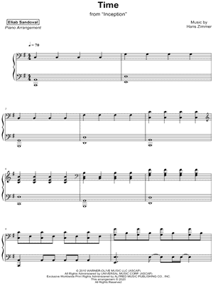 Time by Eliab Sandoval - Sheet Music