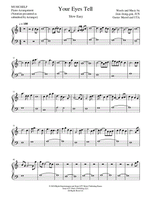 Your Eyes Tell [slow easy]