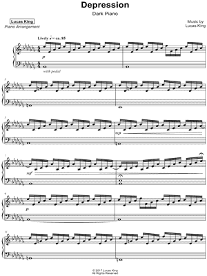 Depression by Lucas King - Sheet Music