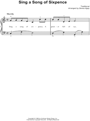 Sing a Song of Sixpence