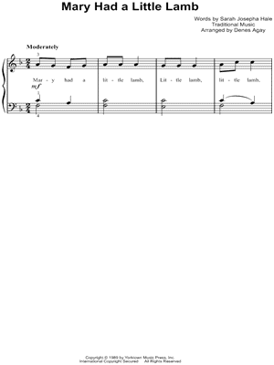 Mary Had a Little Lamb