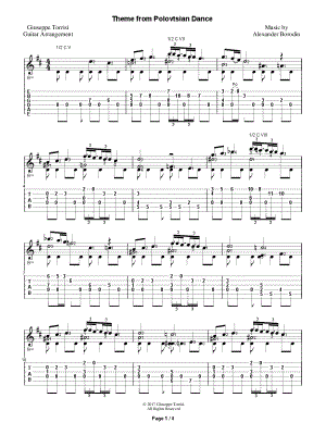 Polovtsian Dance No. 2 (17a) [Main Theme]