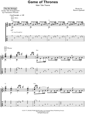 Game of Thrones (Main Theme)