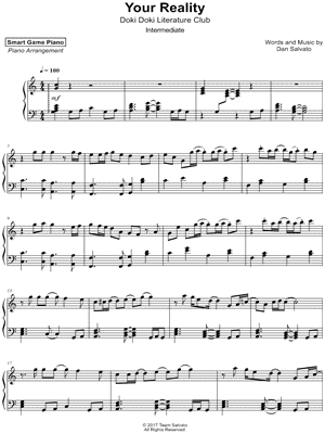 Your Reality by Materia Editions - Sheet Music