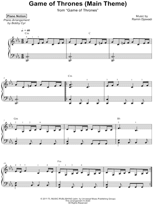 Game of Thrones (Main Theme)