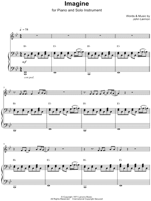 Imagine - Piano Accompaniment