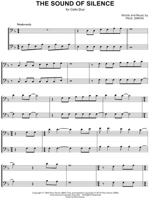 The Sound of Silence - Cello Duet