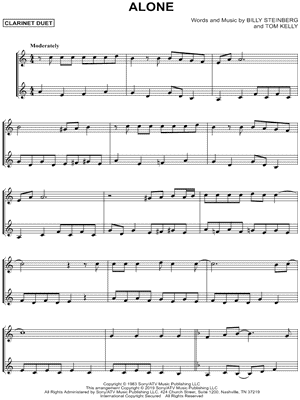 Alone - Clarinet Duet