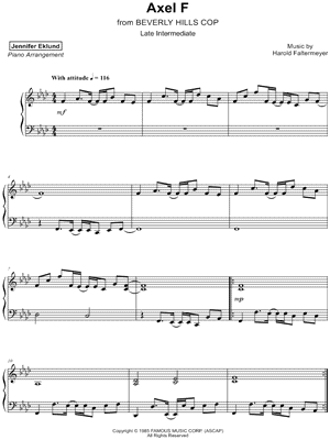 Axel F [late intermediate]