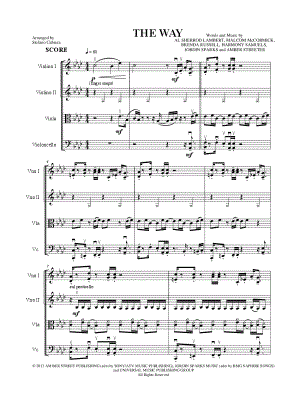 The Way by Ariana Grande - Sheet Music