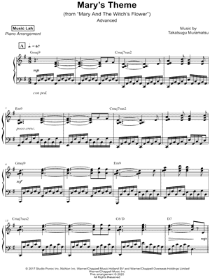 Mary's Theme [advanced] by Music Lah - Sheet Music