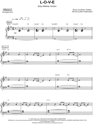 L-O-V-E [easy melody version]
