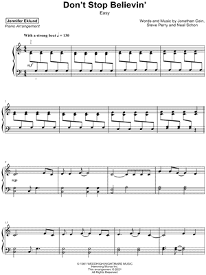 Don't Stop Believin' [easy]