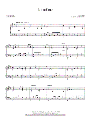 At the Cross by Joel Raney - Sheet Music
