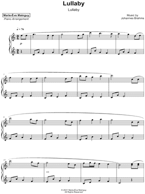 Lullaby (Wiegenlied); Op. 49, No. 4