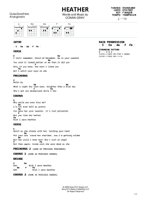 Heather by GuitarZero2Hero - Sheet Music