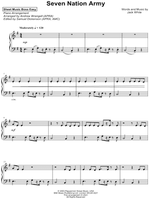 Seven Nation Army [easy]