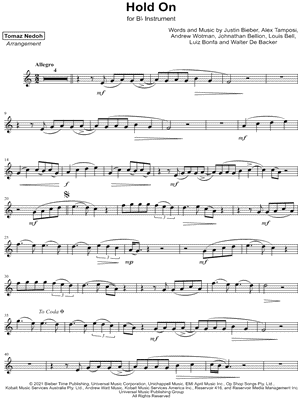 Hold On - Bb Instrument