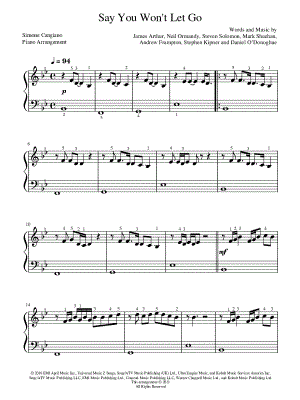 Say You Won't Let Go