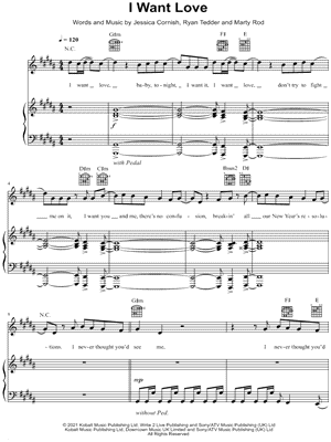 I Want Love by Jessie J - Sheet Music