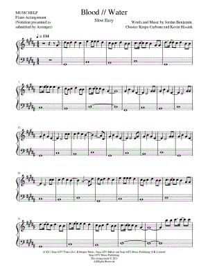 Blood // Water [slow easy]