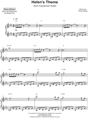 Helen's Theme by Piano Notion - Sheet Music