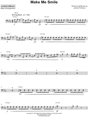 Make Me Smile by Joe Harris - Sheet Music