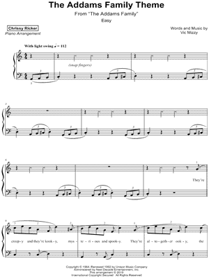 The Addams Family Theme [easy]