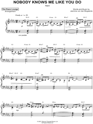 Nobody Knows Me Like You Do [hard]