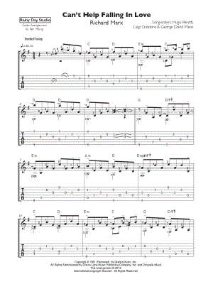 Can't Help Falling in Love (Richard Marx)