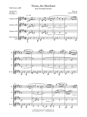 Tressa, the Merchant by Julia Raga - Sheet Music